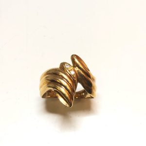 K18 メレダイヤ リング